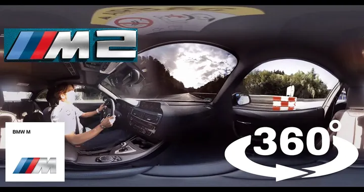 BMW M2 (360° video): Join race driver Farfus for a lap on the Salzburgring.