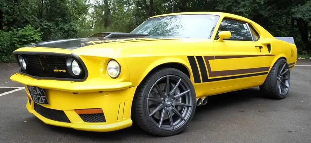 Ford Mustang: un V8 AMG da 731 CV per un esemplare del 1969