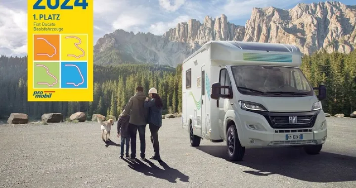 Fiat Ducato eletto “Veicolo base camper dell'anno 2024”