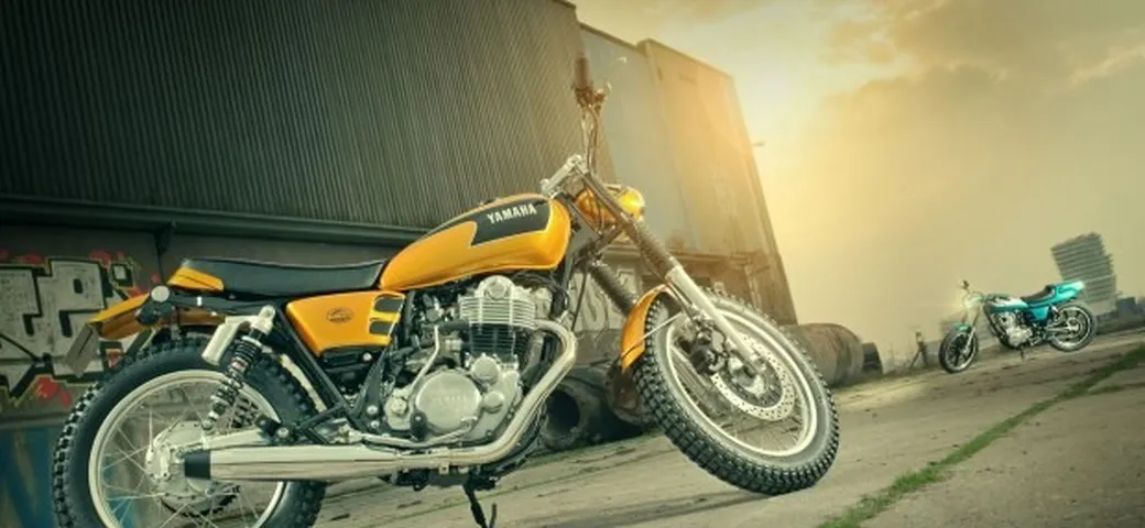 Yamaha Yard Built a EICMA: SR400 Stallion e Bronco by Kedo
