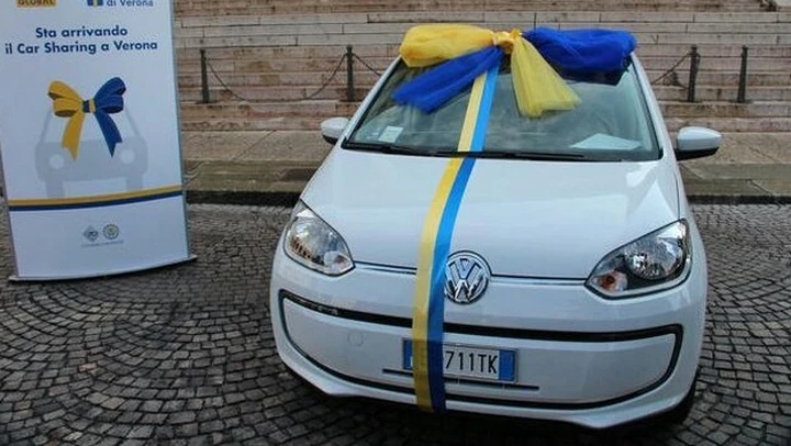 Car sharing: arriva a Verona da aprile, con 35 Volkswagen up!