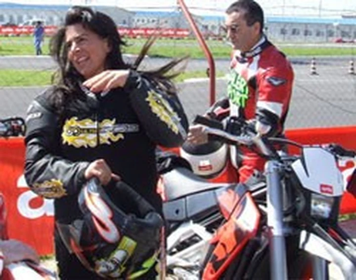 Aprilia al raduno delle Motocicliste