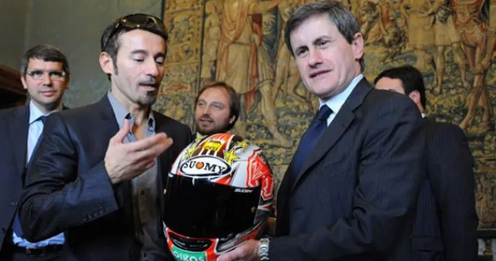 Max Biaggi premiato a Roma