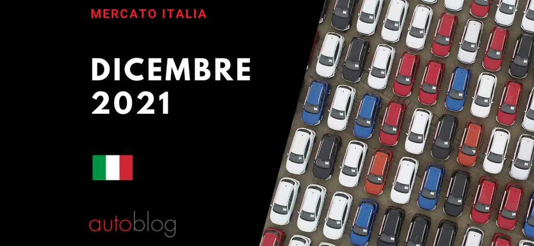 Mercato auto, in Italia -27,5% a dicembre: ecco le auto più vendute