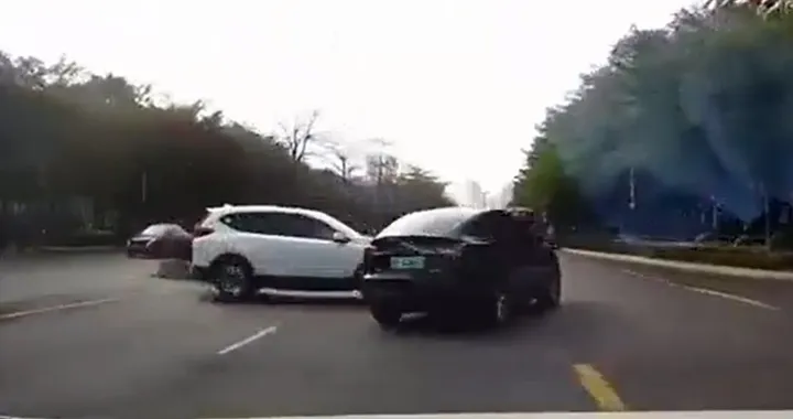 Tesla Model Y evita l'incidente in modo miracoloso [Video]