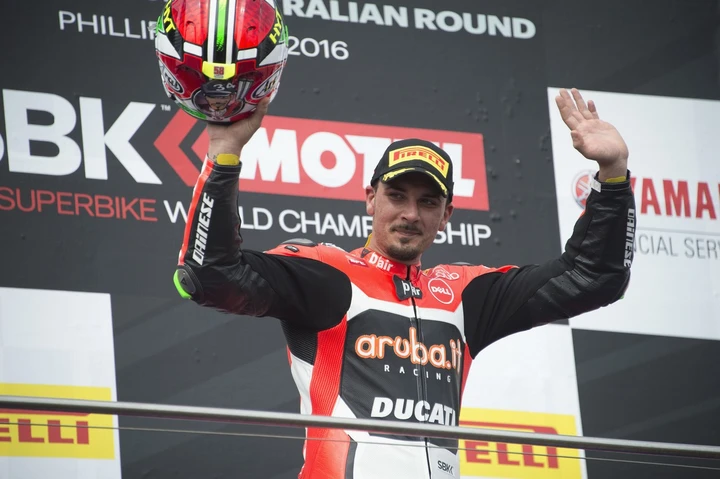 SBK Australia, Giugliano sul podio: 