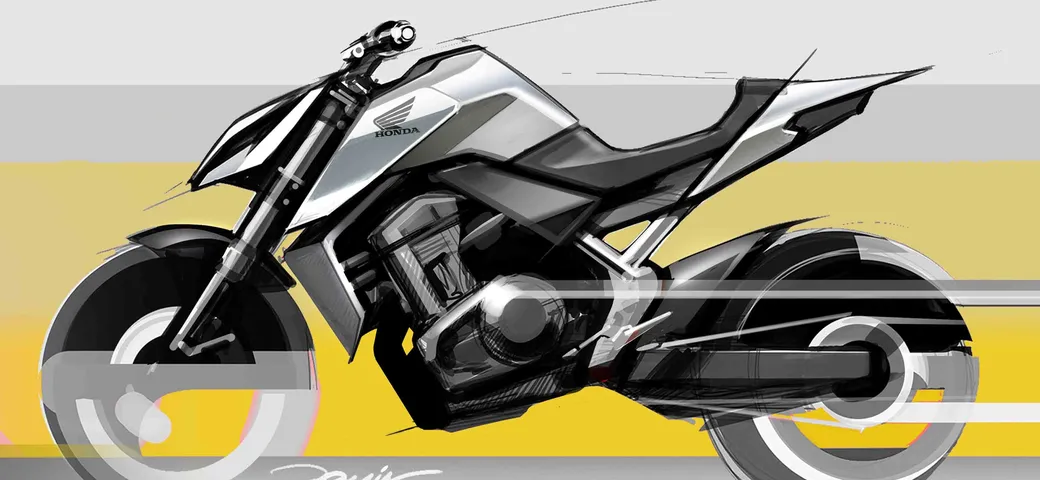Nuova Honda Hornet 2023, disegnata da Giovanni Dovis