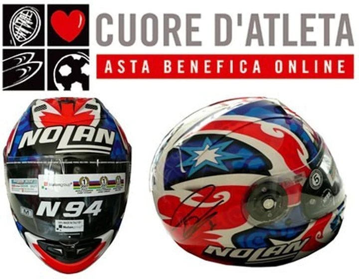 Cuore d'Atleta: all'asta il casco di Casey Stoner