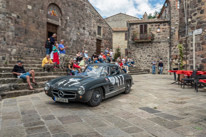 1000 Miglia 2024: Mercedes Classic Works al via con auto speciali