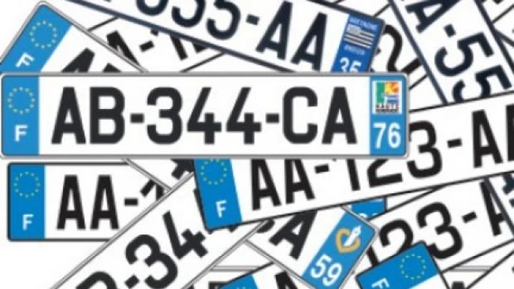 Francia: in arrivo le nuove targhe automobilistiche