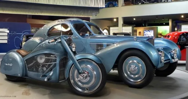Jakusa Motors Atlantico: un concept Harley Bugatti Type 57SC