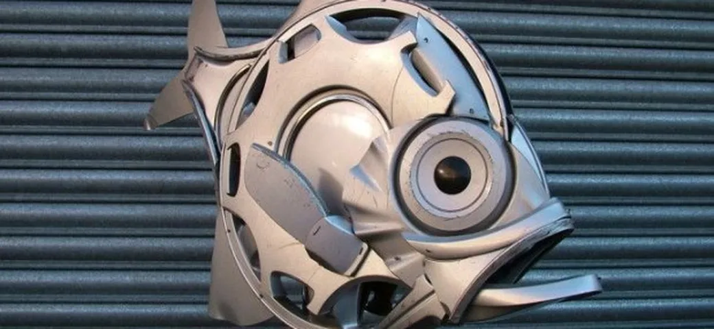 Hub-Cap Creatures: le coppe ruota si trasformano in opere d'arte