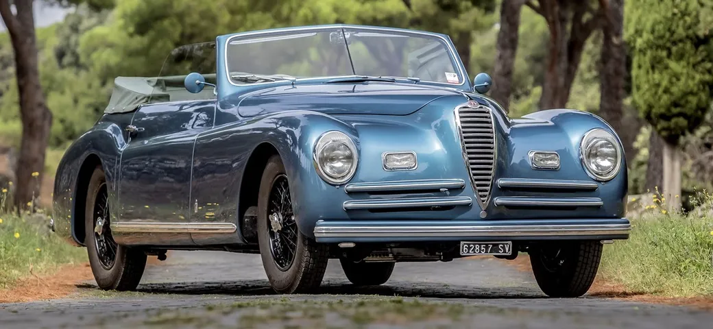 Alfa Romeo 6C 2500 Sport all'asta al Salone Auto e Moto d'Epoca 2019