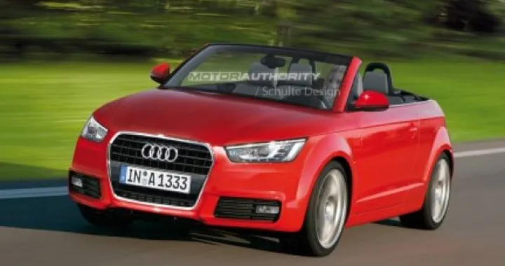 Audi A1 cabrio: un nuovo render