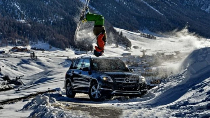 Mercedes GLK: lo Special Test su neve e ghiaccio