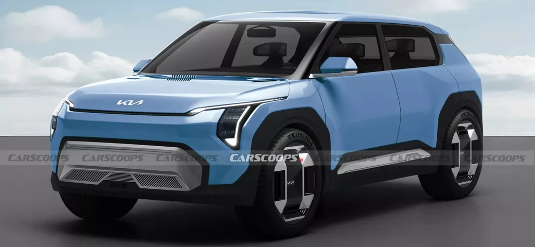 Kia EV3: sarà questo il design del SUV compatto che debutterà nel 2024? [RENDER]