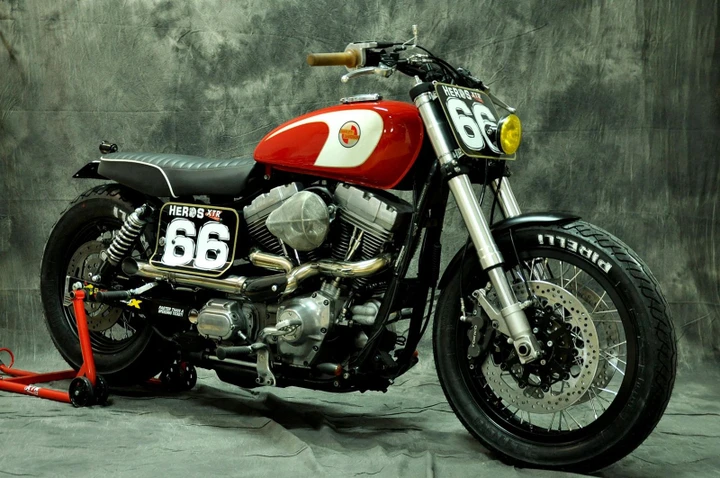 Gabrielle, l'Harley Dyna Tracker di Pepo Rosell