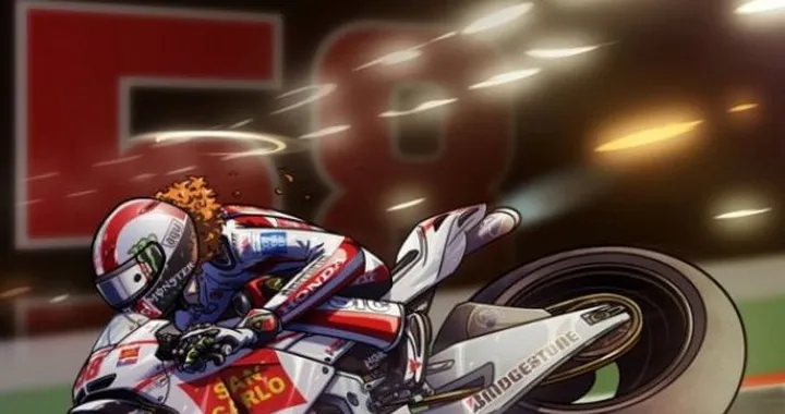 Rich Lee Draws: arte grafica in moto