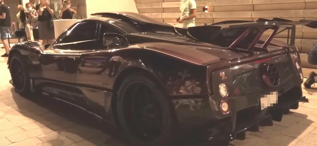 Lewis Hamilton a Monte Carlo con la sua Pagani Zonda LH [Video]