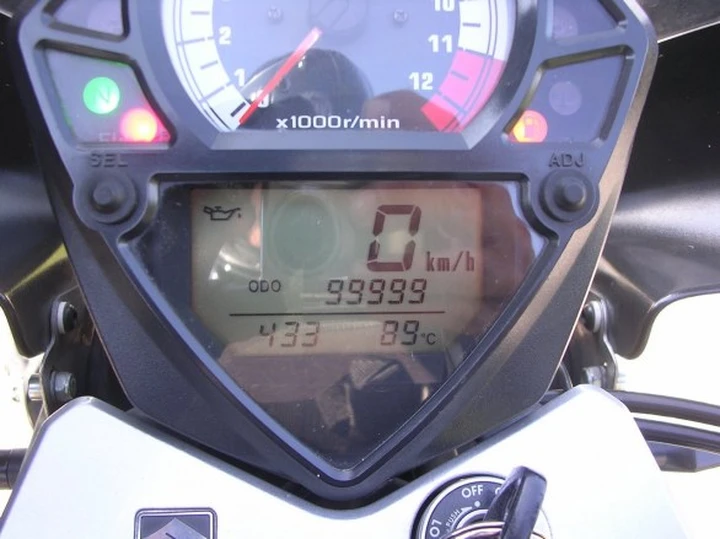 Foto del giorno: Suzuki SV1000, 100.000 km a Bratislava