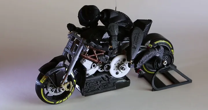 2016 Ducati Draxter Concept Drag Bike 3d printed RC