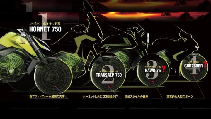 Gamma Honda 750: in arrivo quattro nuovi modelli?