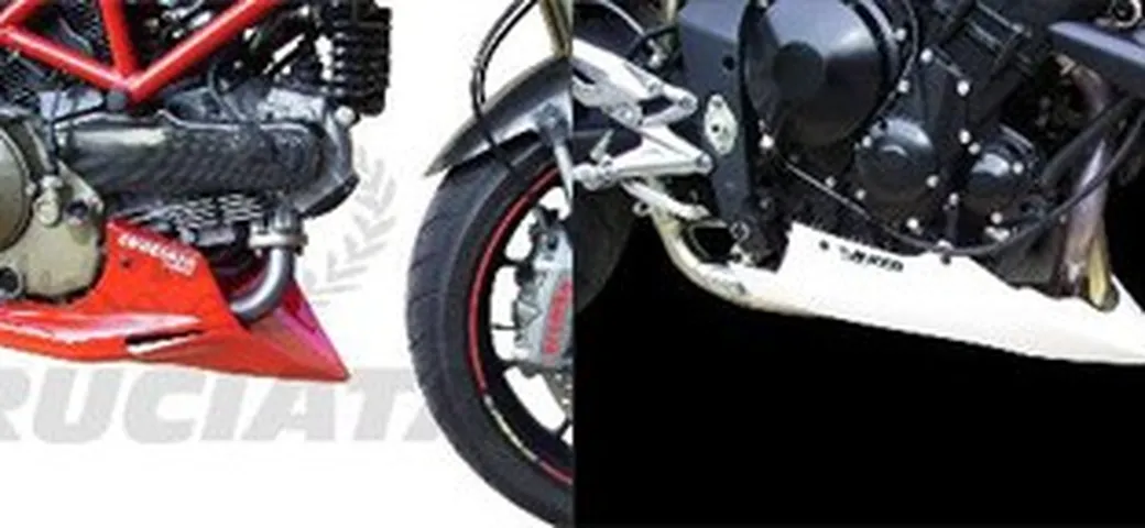Nuovi puntali Cruciata per Hypermotard e Street Triple