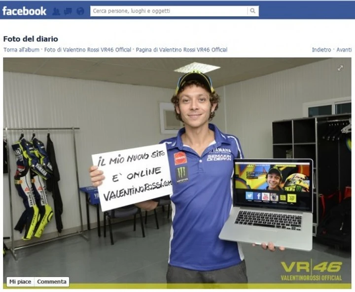 Valentino Rossi: arriva il nuovo sito ufficiale per VR46