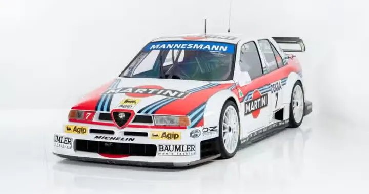 Alfa Romeo 155 DTM ex Nannini all’asta a Monaco: fino a 600.000 euro