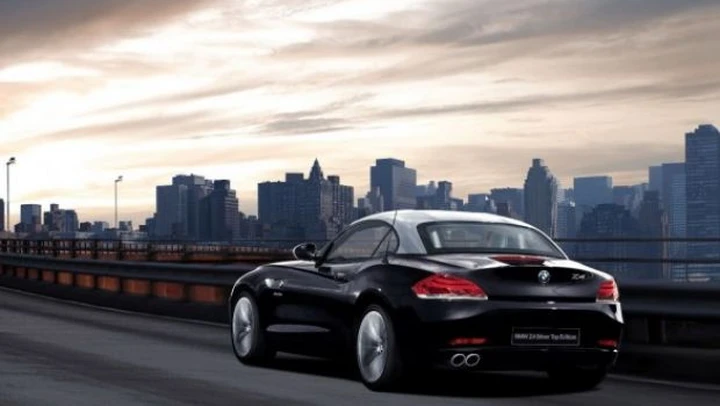 BMW Z4 Silver Top