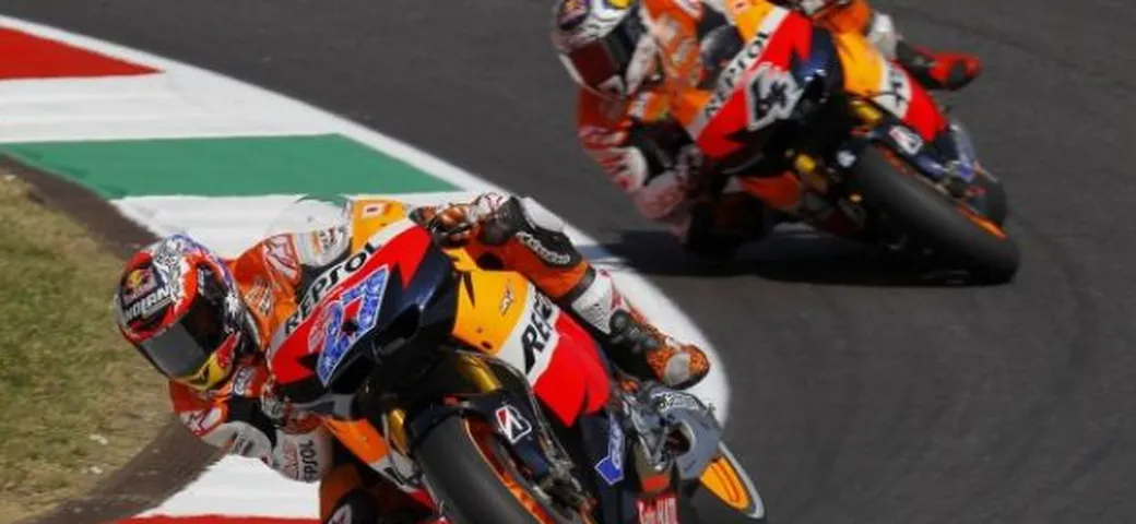 MotoGP Indy, Stoner dominatore. Agli altri solo le ... briciole. Rossi (11°), solita via crucis