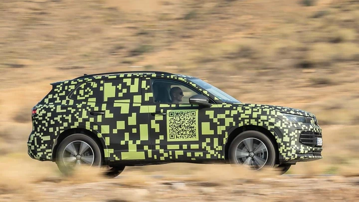 Volkswagen Tiguan 2024 prototipo teaser