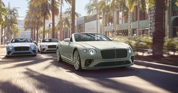 3 Bentley Continental omaggiano la vecchia Hollywood