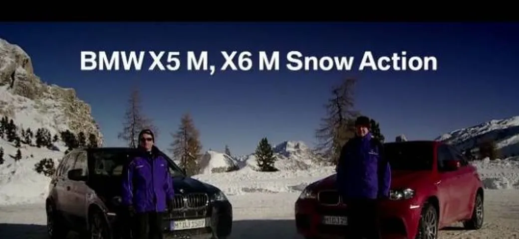 BMW X6 M, X5 M in azione sulla neve: ridicolizzano Jeremy Clarkson?