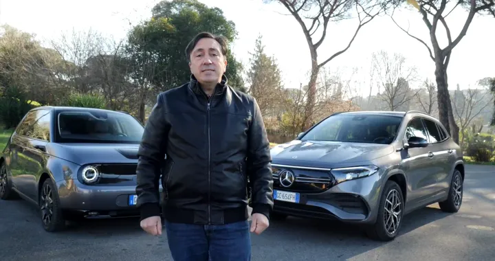 Mercedes EQA ed Honda e in prova: il video