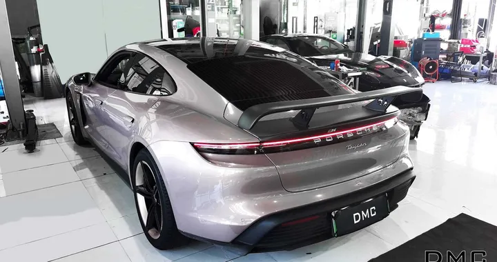 Porsche Taycan by DCM: svelato il kit aerodinamico in stile GT3