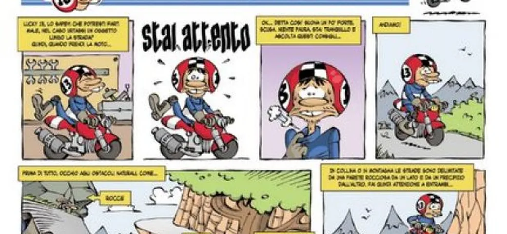 Lucky 13: un fumetto contro i pericoli della strada