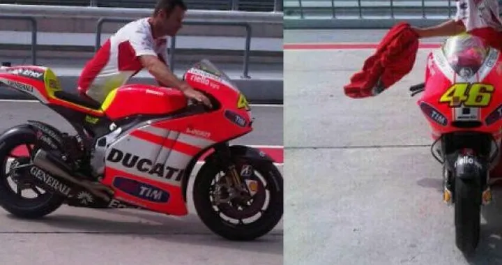 Ducati Desmosedici GP12 di Valentino Rossi: è davvero lei?