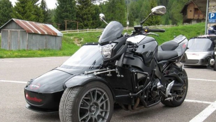 Foto del giorno: Sidecar sul Passo di Costalunga (TN)