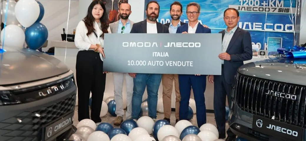 Omoda & Jaecoo festeggiano 10.000 auto vendute in Italia: crescita record