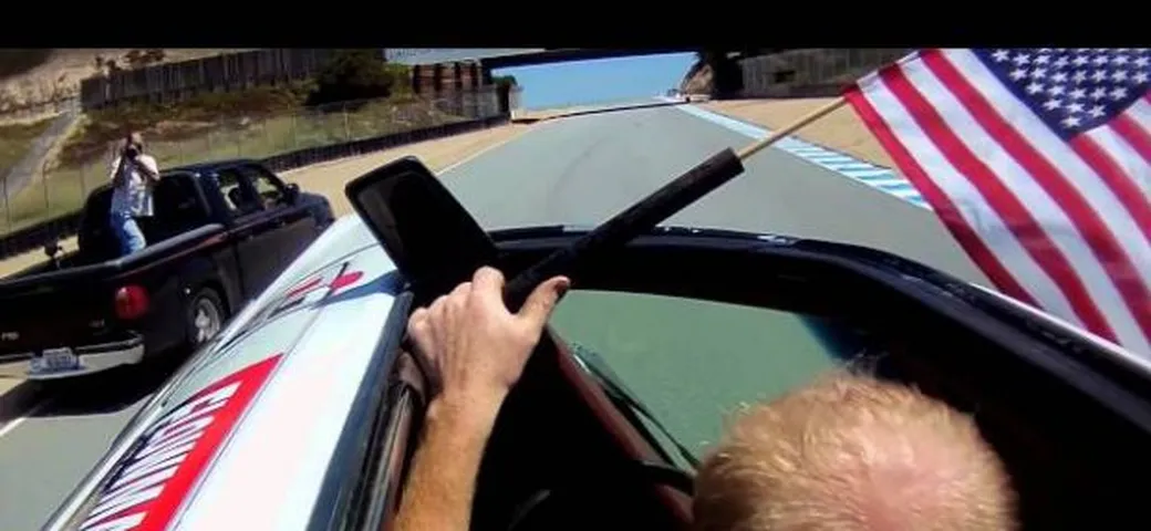 Curiosità: a Laguna Seca... su due ruote!