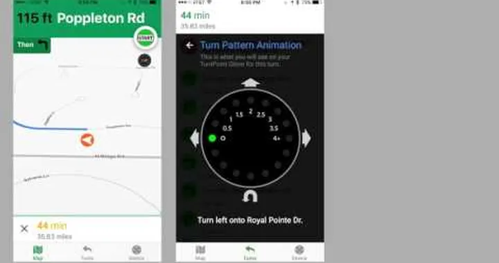 TurnPoint App screens
