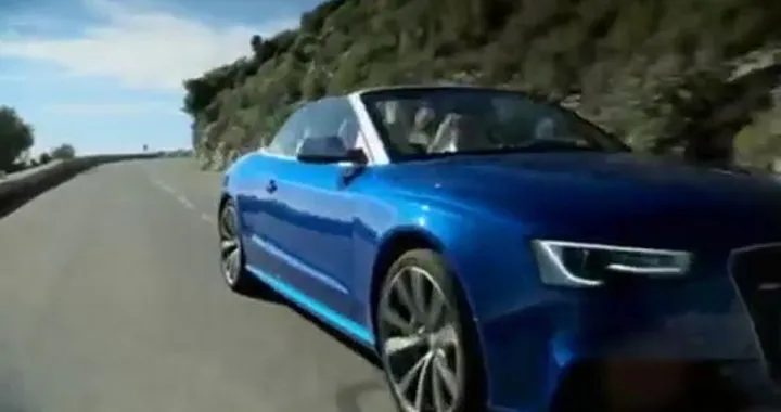 Audi RS5 Cabriolet in Video