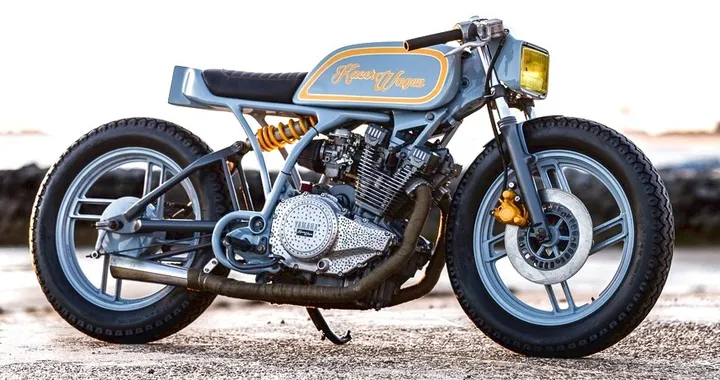 Yamaha XS400 "La Gipsy" by Kacerwagen