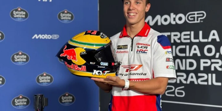 Diogo Moreira omaggia Ayrton Senna: casco speciale per il GP del Brasile
