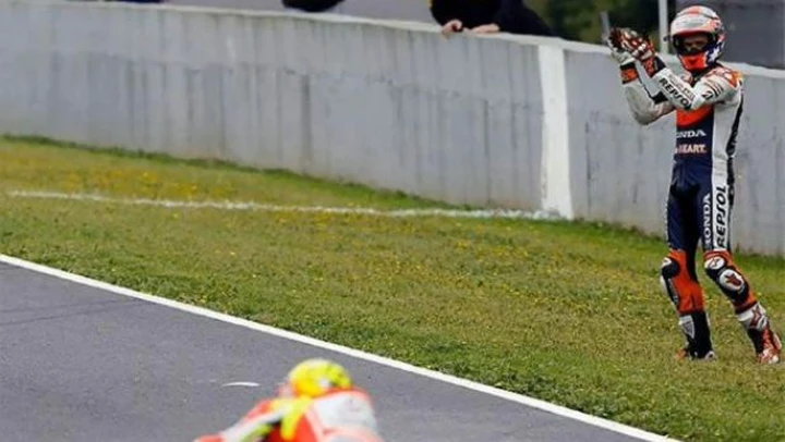 MotoGP: Casey Stoner sui marshall e su Valentino Rossi, 