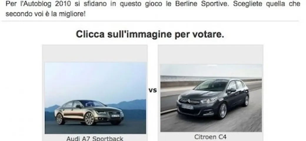 L'Autoblog 2010: 3° Round - la Berlina Sportiva