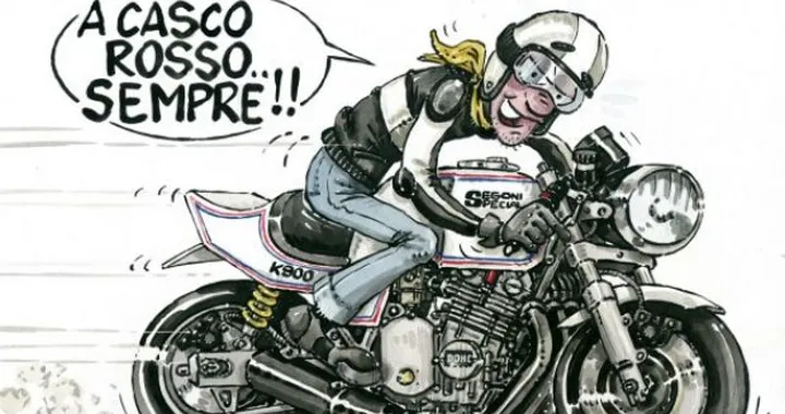 Casco Rosso? Si ma non in strada