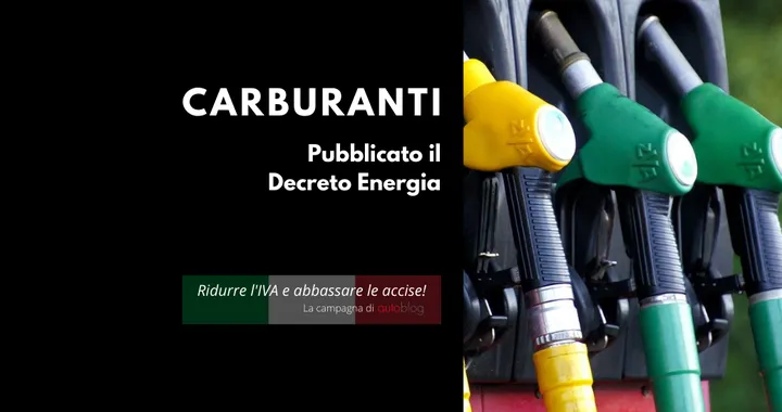 Decreto Energia: arrivano (finalmente) i tagli alle accise al distributore