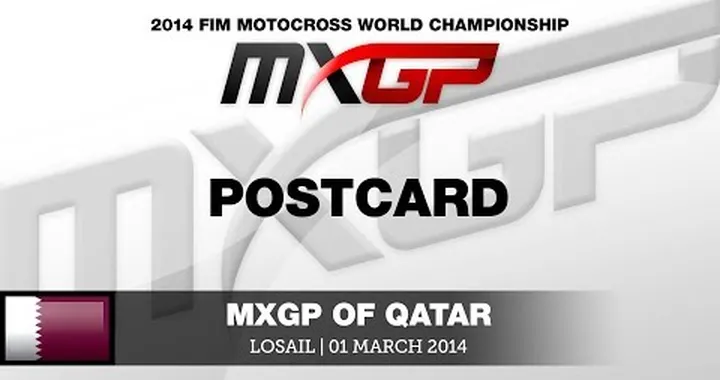MXGP of Qatar 2014 Postcard - Motocross